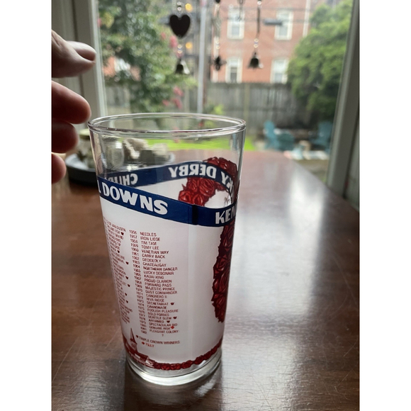 Vintage 1982 Kentucky Derby Official Frosted Mint Julep Glass - Churchill Downs - Picture 4 of 6